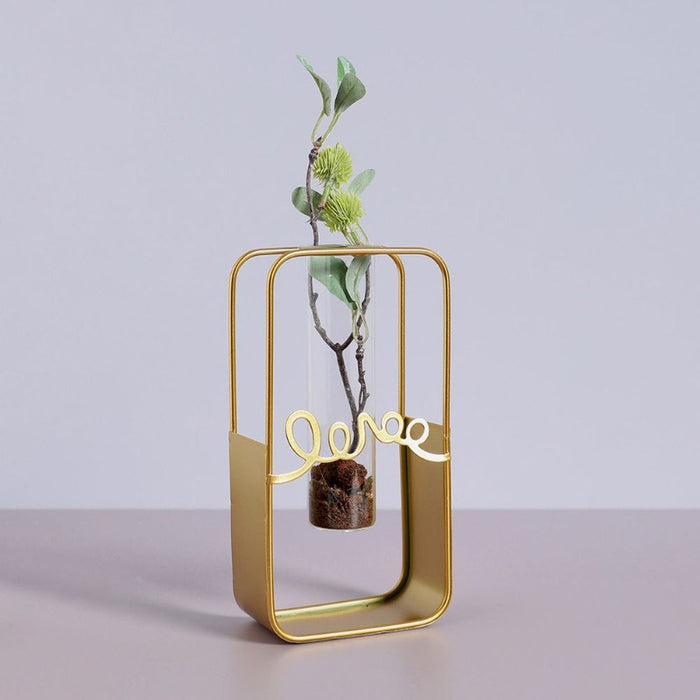 Boxy Test Tube Planter