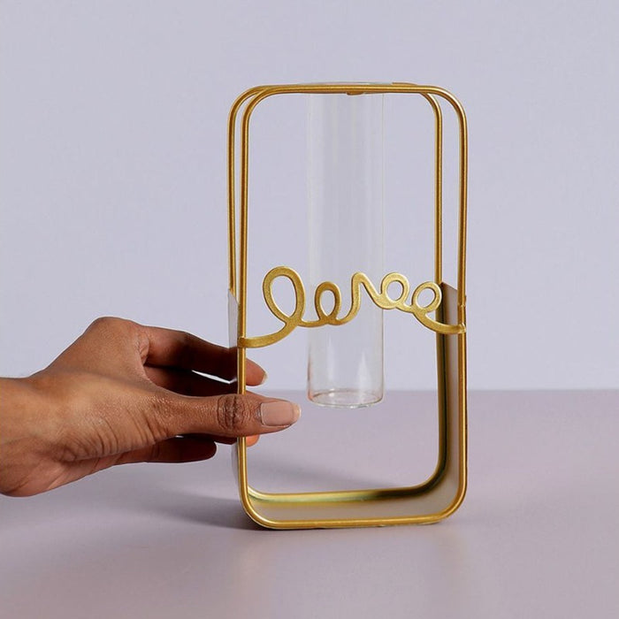 Boxy Test Tube Planter