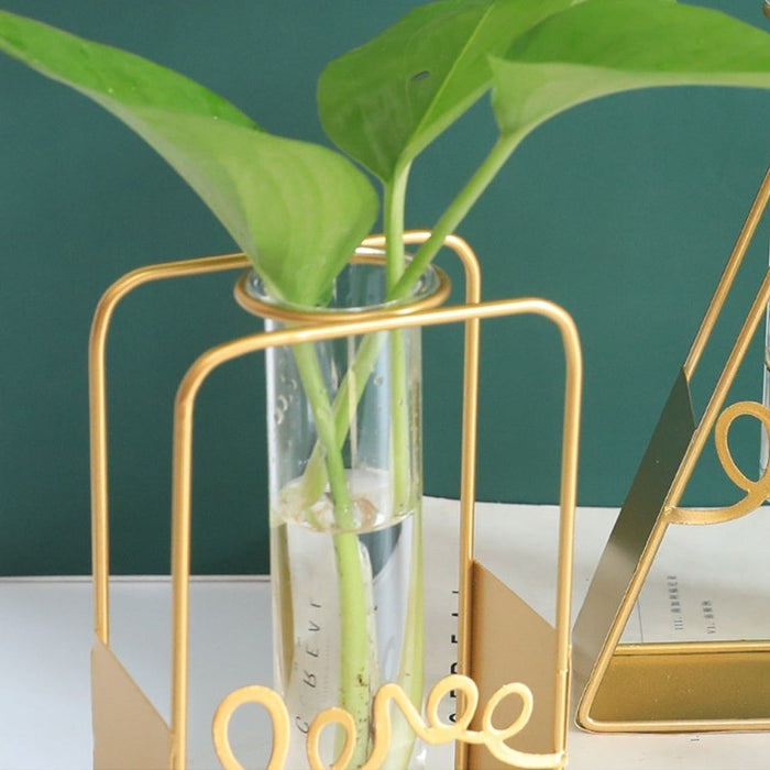 Boxy Test Tube Planter