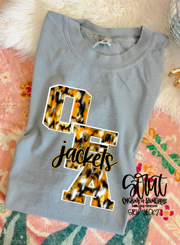 Brushstroke Paint OFA Jackets T-Shirt or Long Sleeve