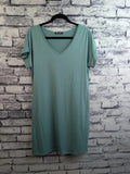 BTFBM Teal T-Shirt Dress