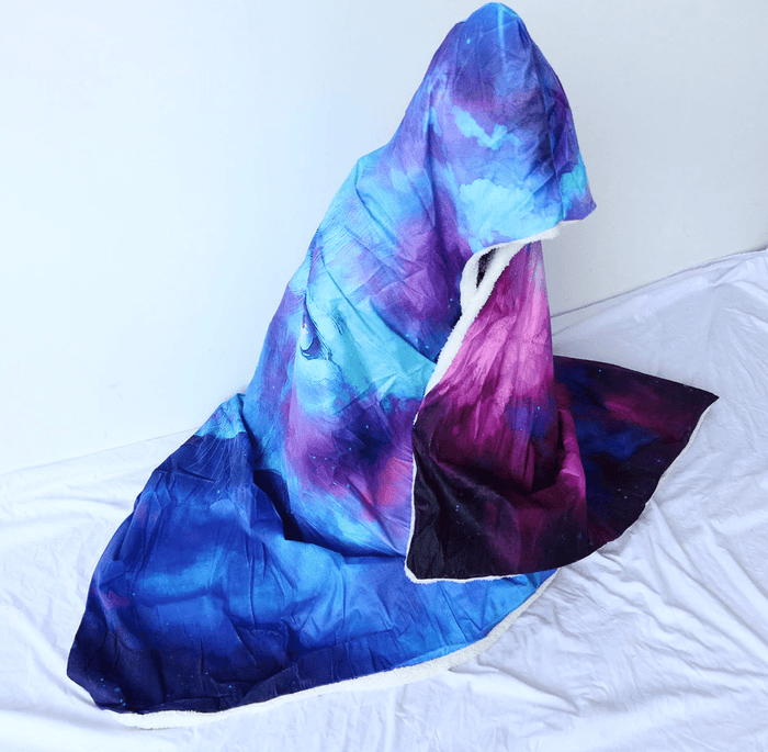 Buddha 16 by Mcashe Hooded Blanket