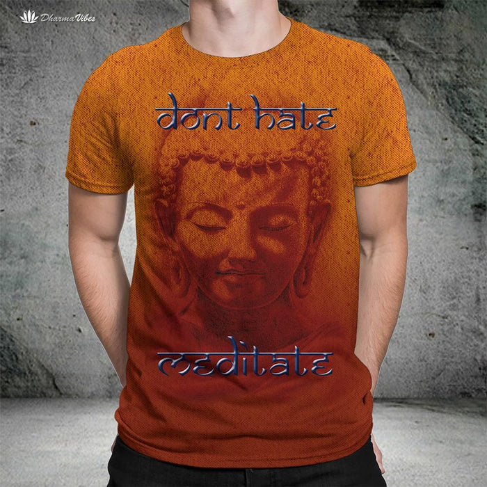 Buddha Gold T-Shirt by BuddhArt