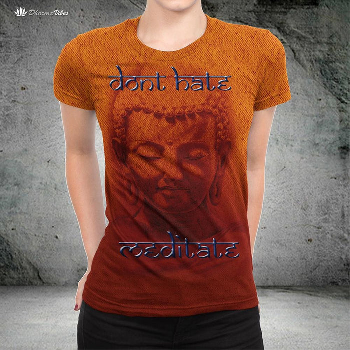 Buddha Gold T-Shirt by BuddhArt
