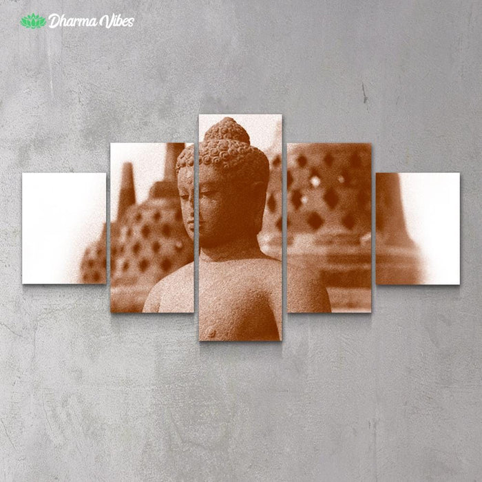 Buddha Guardian by BuddhArt 5-Piece Canvas