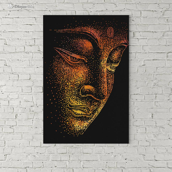 Buddha Illuminated by McAshe 1-Piece Canvas Art