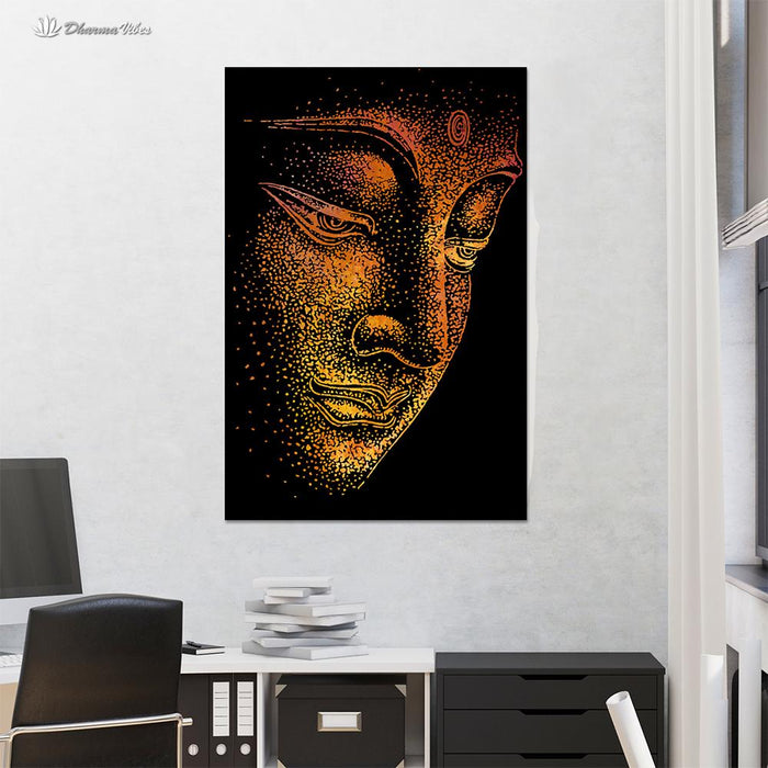Buddha Illuminated by McAshe 1-Piece Canvas Art
