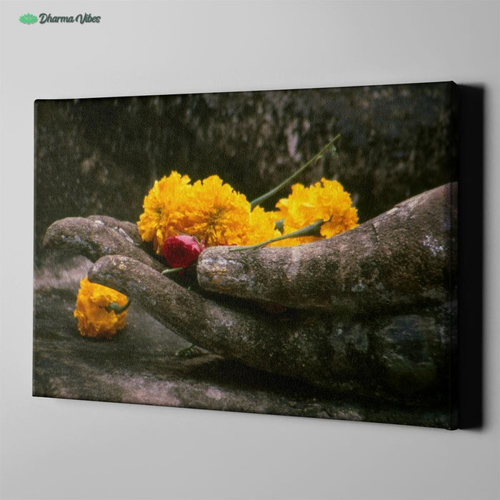 Buddha Offerings by BuddhArt 1-Piece Canvas