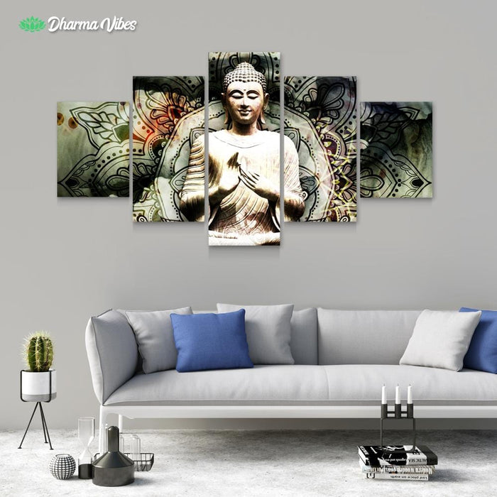 Buddha Serenity by McAshe 5-Piece Canvas