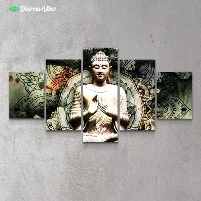 Buddha Serenity by McAshe 5-Piece Canvas