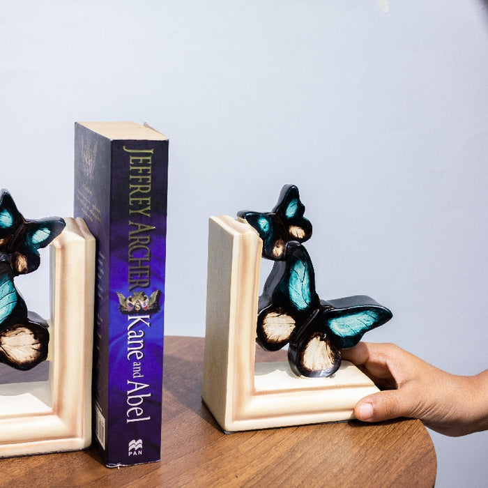 Butterfly Effect Transluscent Bookend Artifacts The June Shop