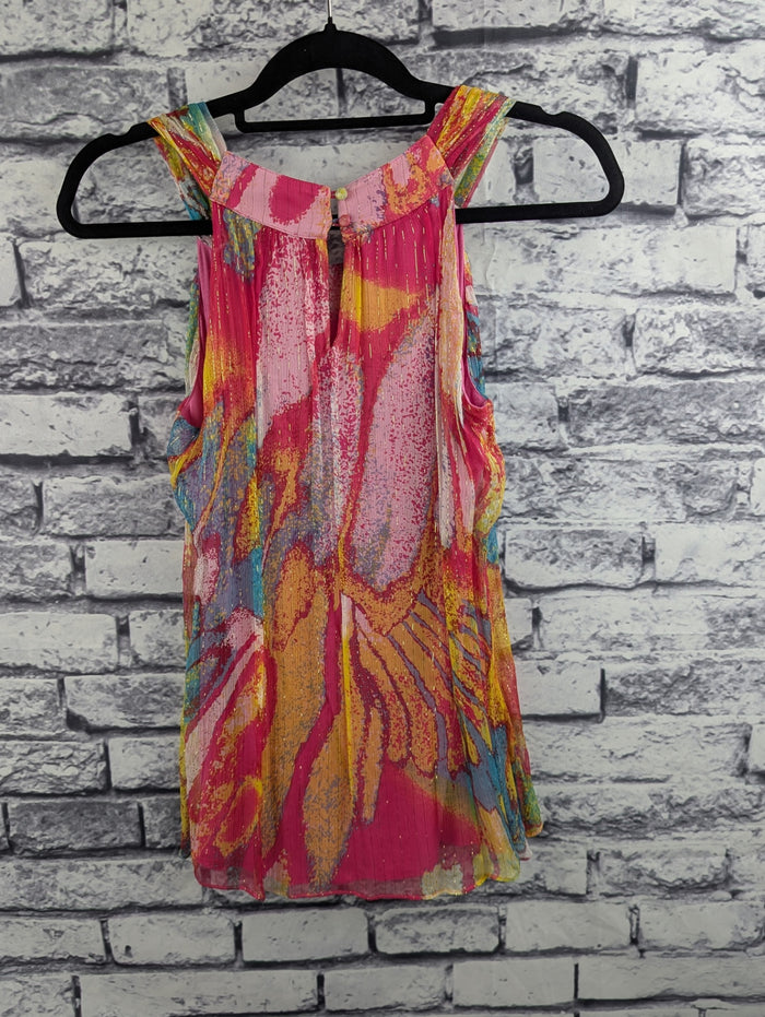 Caché Silk Sleeveless Top