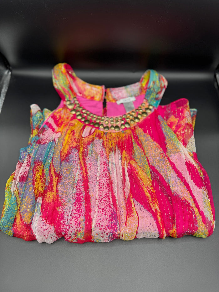 Caché Silk Sleeveless Top