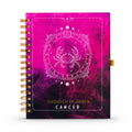 Cancer Celestial Emblem — Undated Planner + Sticker Book