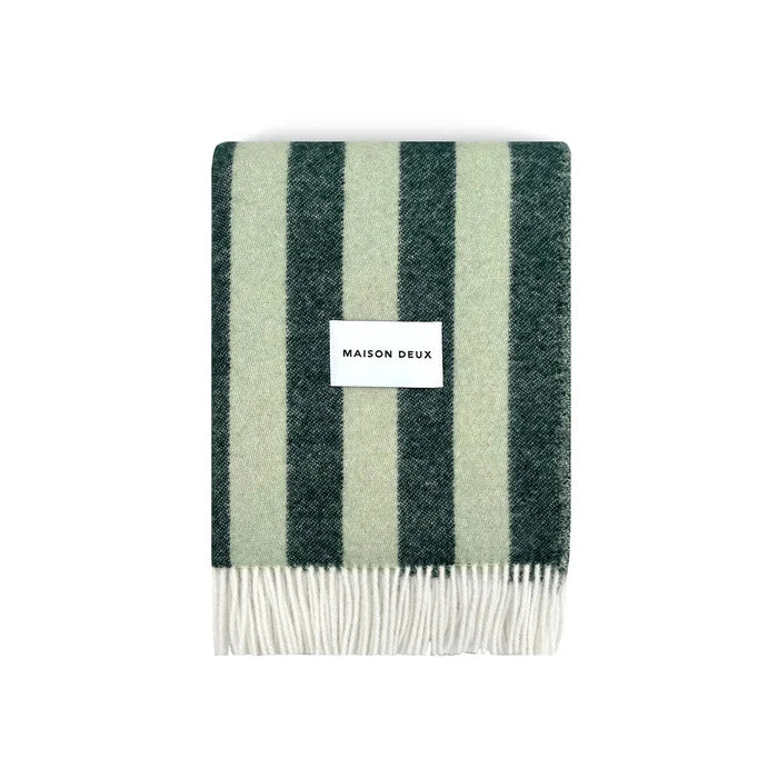 Candy Wrap Green Sage Blanket - Rugs by Roo