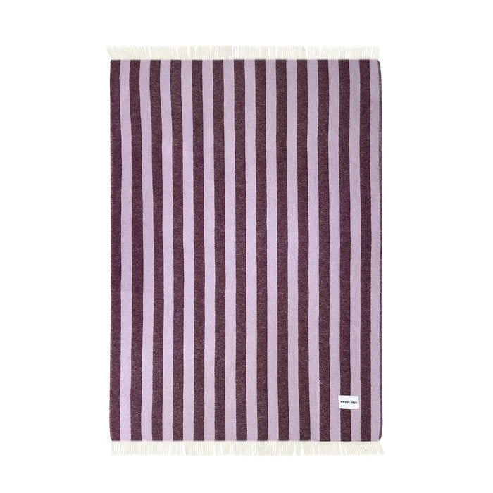 Candy Wrap Lilac Aubergine Blanket - Rugs by Roo
