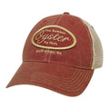Cardinal Legacy Old Favorite Trucker Hat with tan Oyster patch
