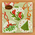 Caspari Paper Napkins, Botanical Ornaments