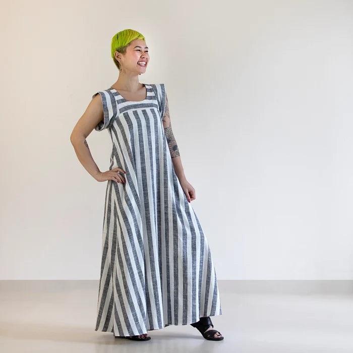 Celestial Maxi Dress Sewing Pattern – bold volume, elegant shaping & length variations