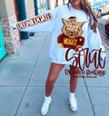 Central Wildcats Front & sleeve Preppy Mascot Longsleeve or Sweatshirt