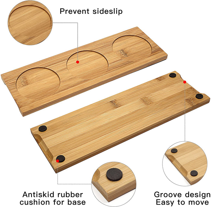 Ceramic Spice Containers with Bamboo Lid