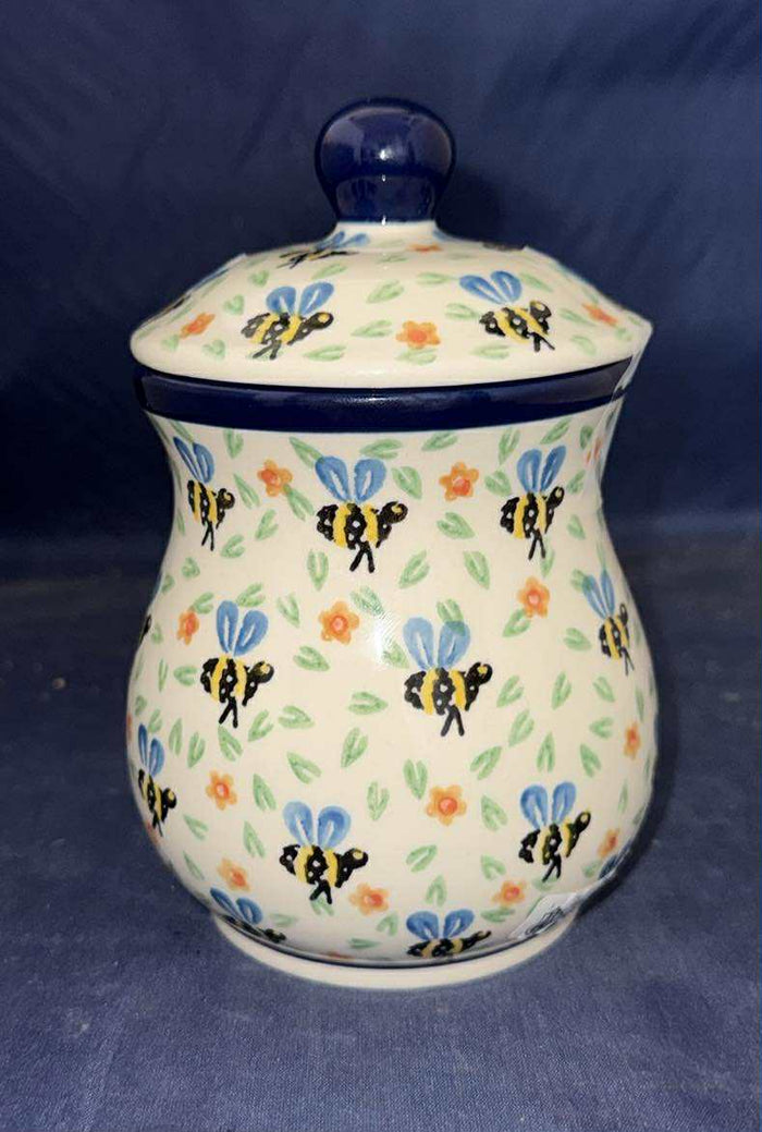 Ceramika Artystyczna Bee 6 inch Jar with Lid - Shape: 833 - Pattern: Bee