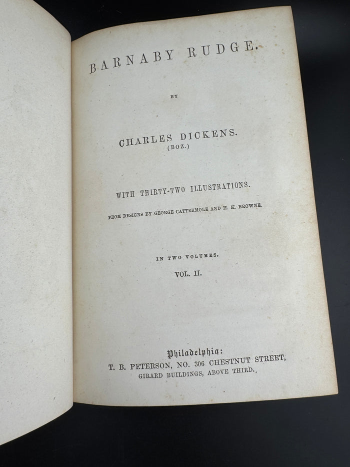 Charles Dickens - Barnaby Rudge Volume II