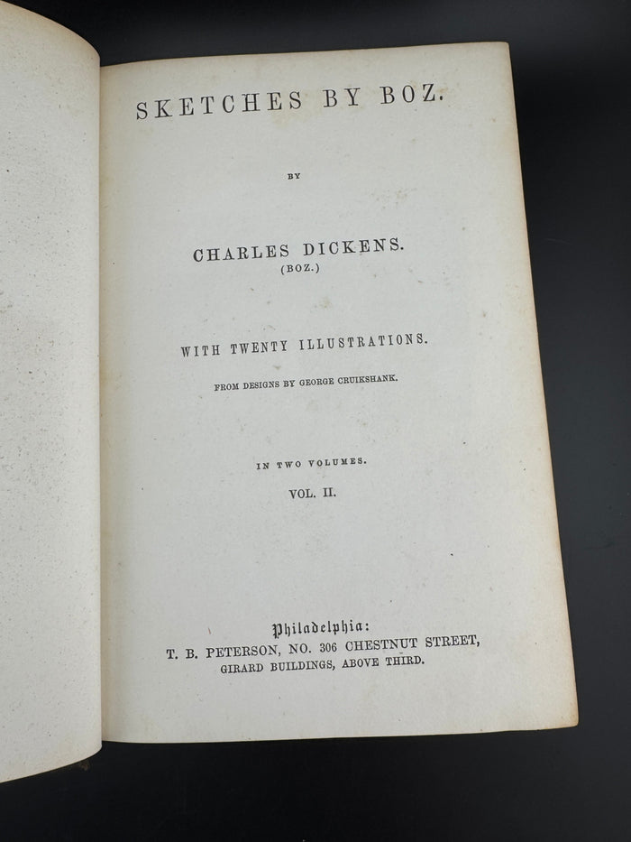 Charles Dickens - Sketches by Boz Volume II