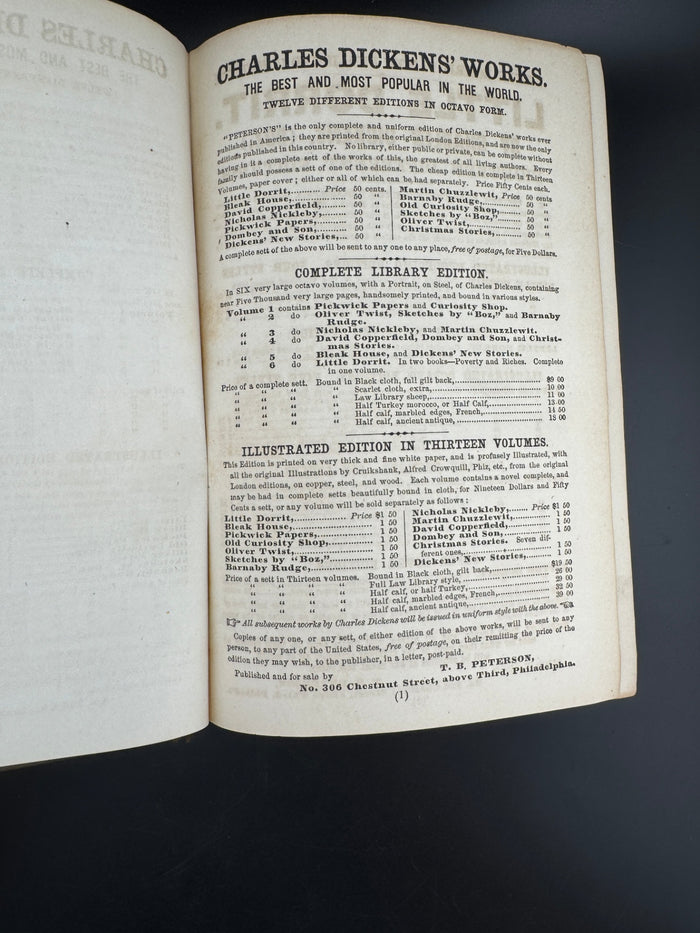 Charles Dickens Martin Chuzzlewit Vol I