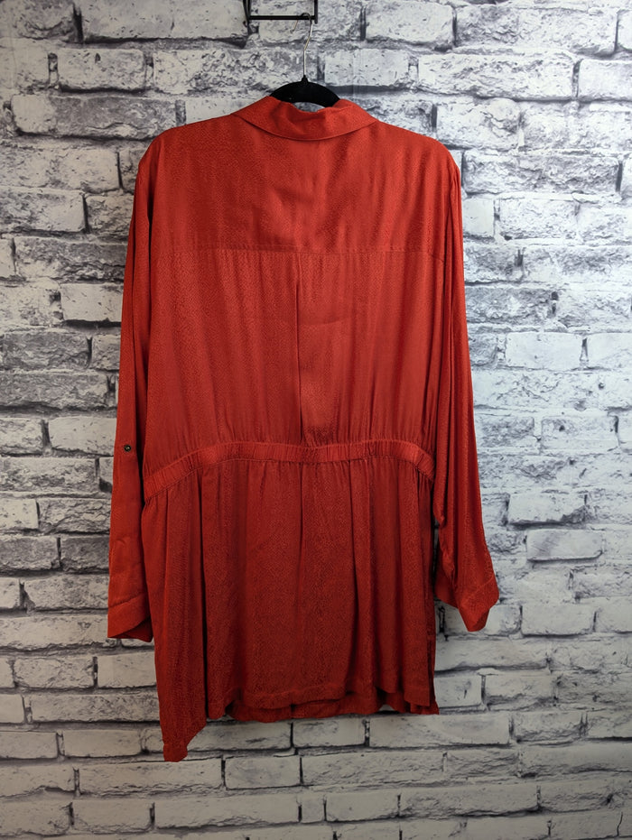 Chico's Orange Snakeskin Tunic