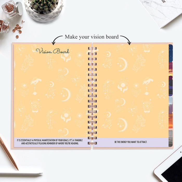Undated Yearly Planner - Choose Kindness (2023 Collection) + Ultimate Sticker Book Undated Planners June Trading