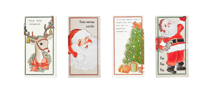Christmas Guest Towels - Pine & Moss
