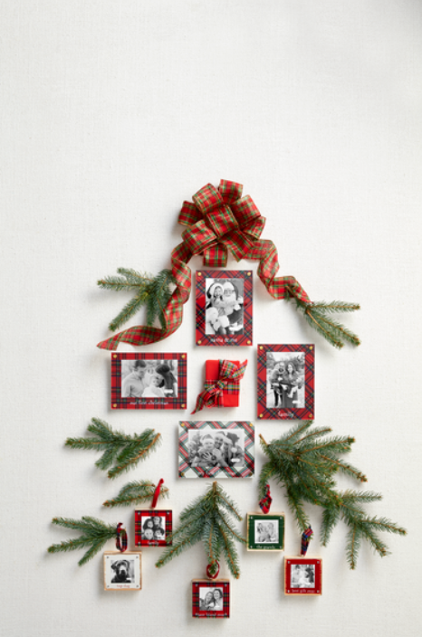 Christmas Magnetic Frame Ornaments - Pine & Moss
