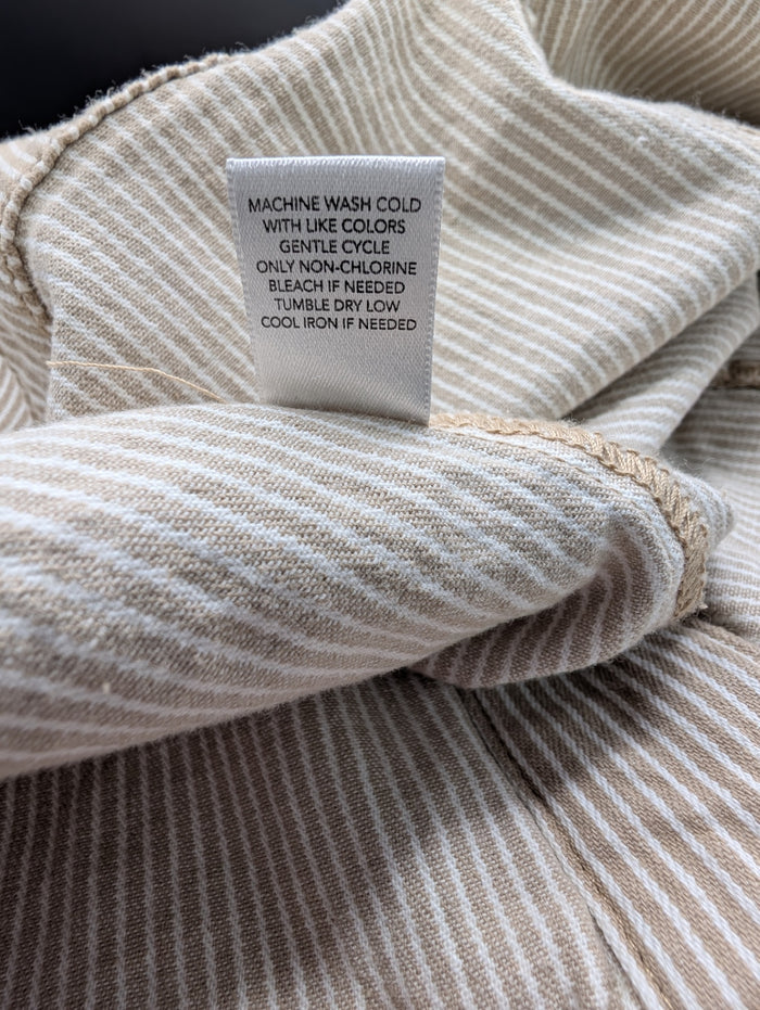 cj banks Tan Striped Jacket