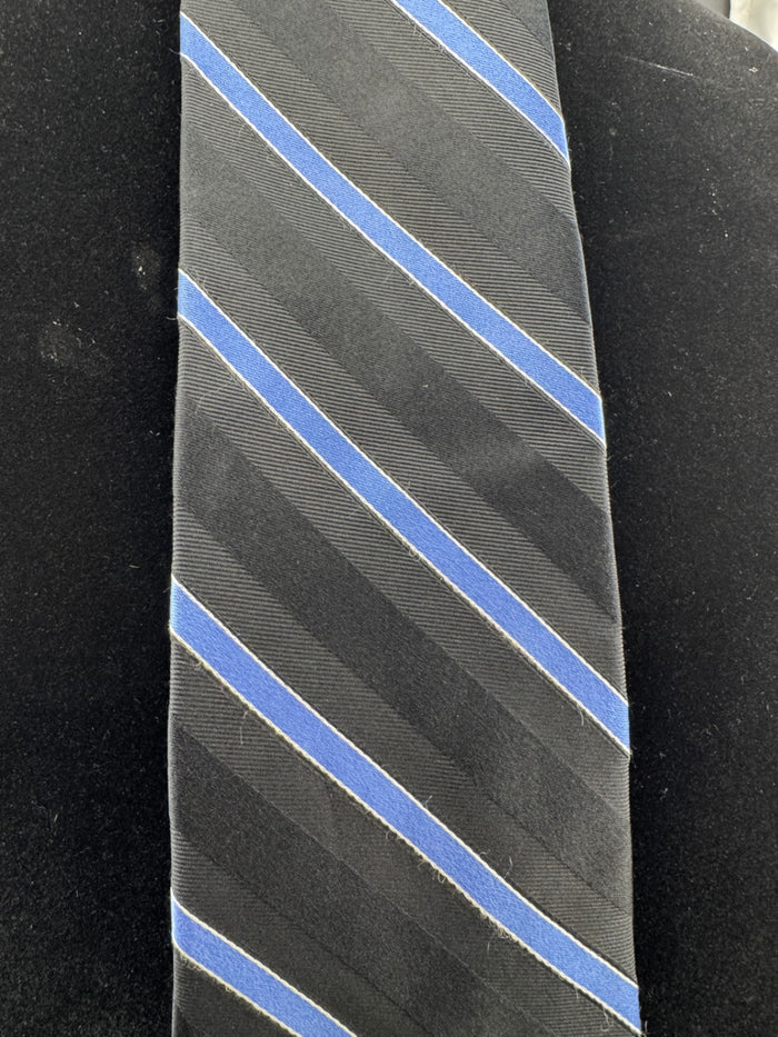 Classic Black & Light Blue Tommy Hilfiger Necktie