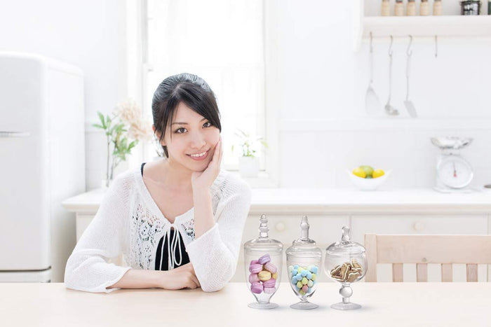 Clear Glass Apothecary Bowls - Set of 3