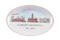 Clemson Skyline Oval Tray