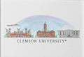 Clemson Skyline Print