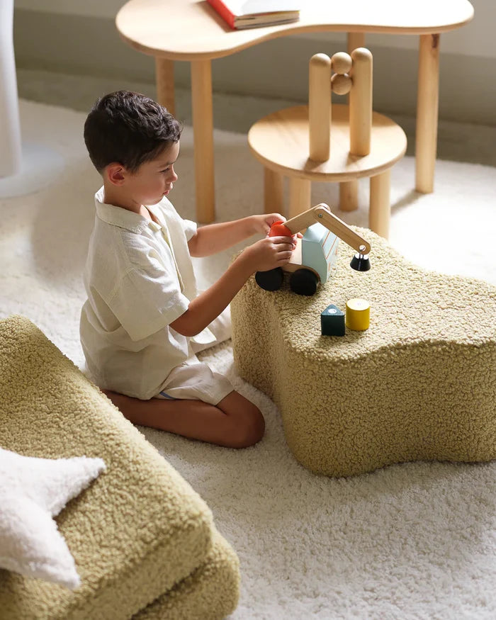 Cloud Matcha Pouffe - Rugs by Roo