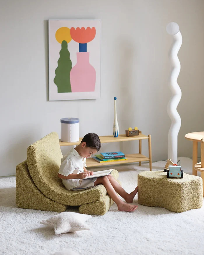 Cloud Matcha Pouffe - Rugs by Roo