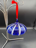 Cobalt Handblown Glass Ornament