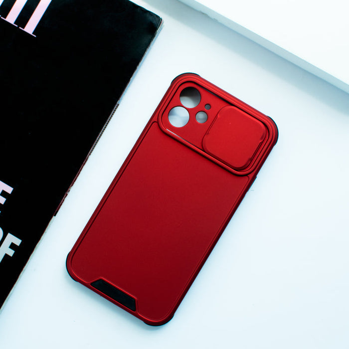Colour Me Vivid Camera Slider Apple iPhone 12 Cover iPhone 12 June Trading Rogue Red