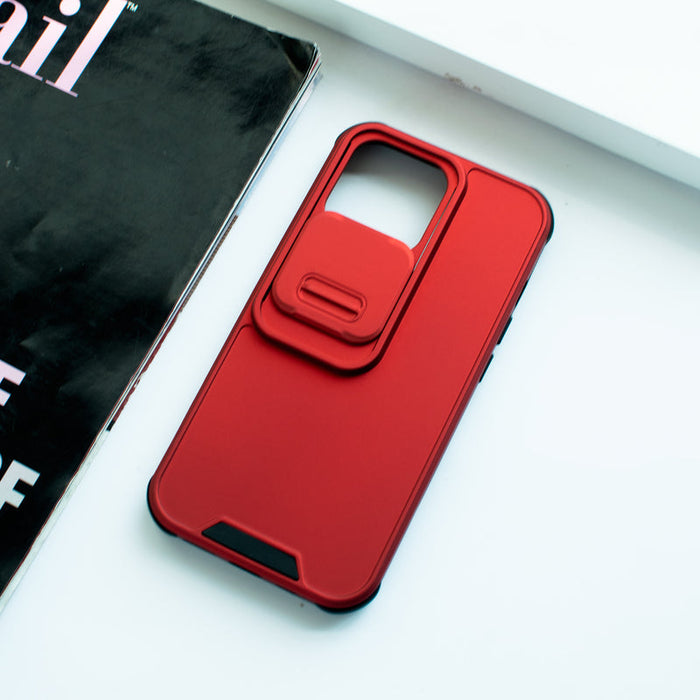 Colour Me Vivid Camera Slider Apple iPhone 13 Pro Cover iPhone 13 Pro June Trading Rogue Red