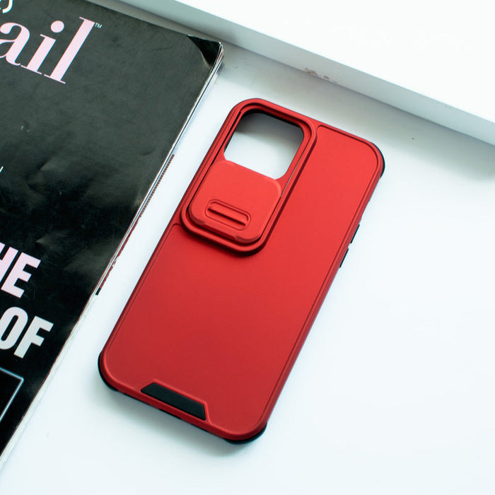 Colour Me Vivid Camera Slider Apple iPhone 13 Pro Max Cover iPhone 13 Pro Max June Trading Rogue Red