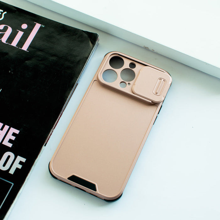 Colour Me Vivid Camera Slider Apple iPhone 14 Pro Max Cover iPhone 14 Pro Max June Trading Latte Cream