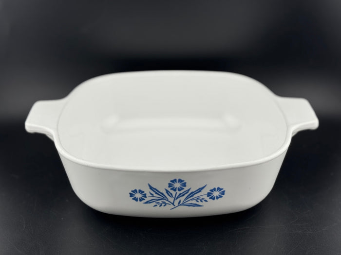 Cornflwr Blue/Corning/1 Qt Sq/Cass/No Lid