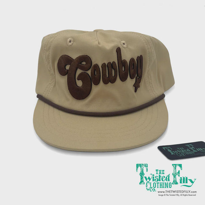 Cowboy Infant/Toddler Tan & Brown Trucker Hat