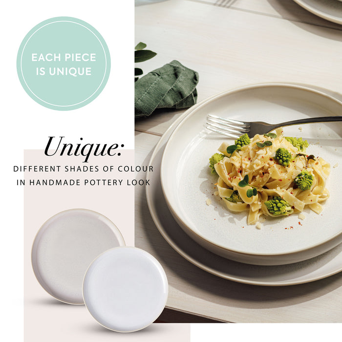 Crafted Cotton Dinner Set of 4 Pieces