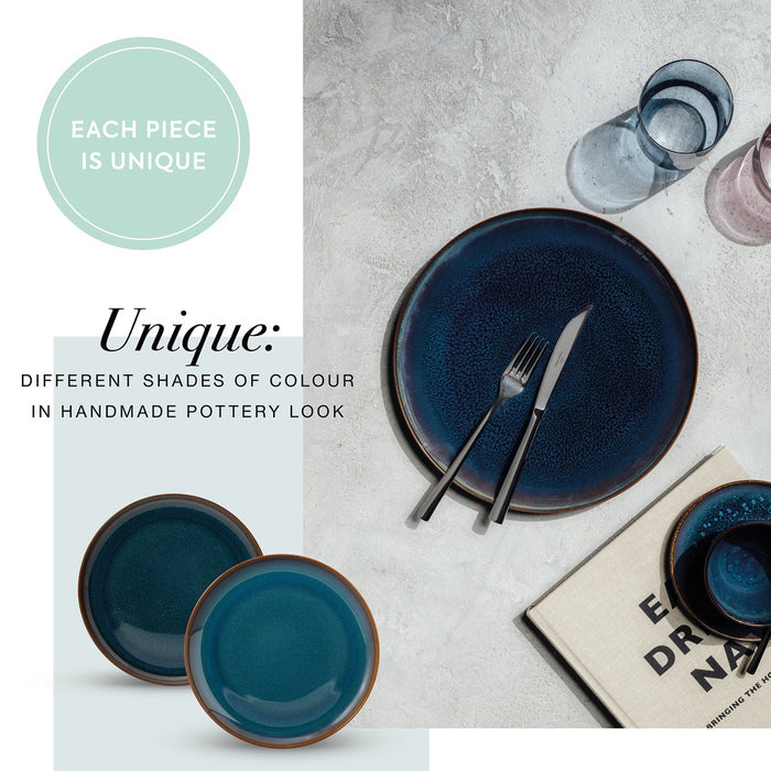 Crafted Denim Breakfast Set of 6 Pieces