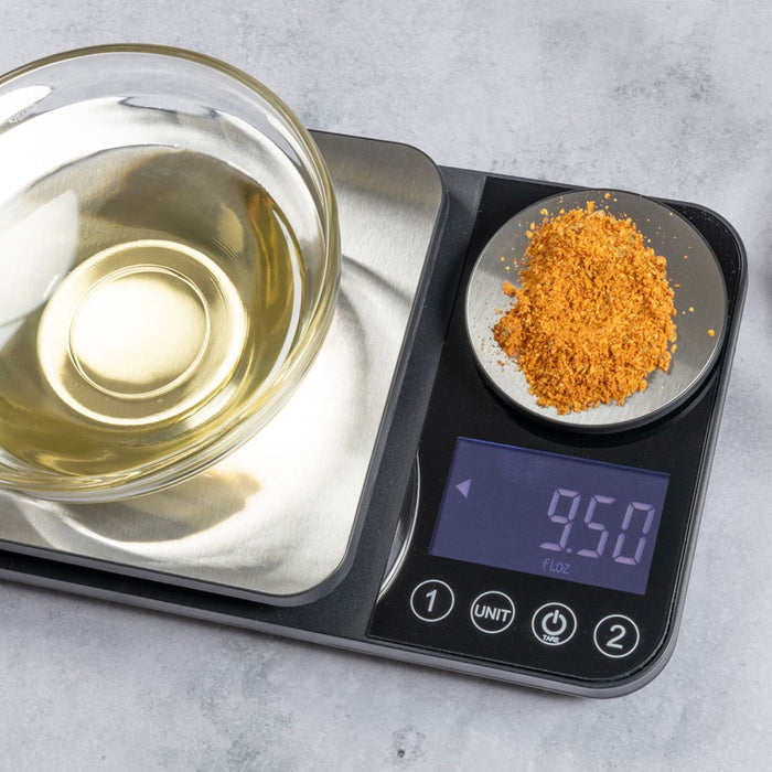 Cuisena 2 in 1 Kitchen Scales ~ Large Platform in Use | New Zealand Delivery | Sabato Auckland